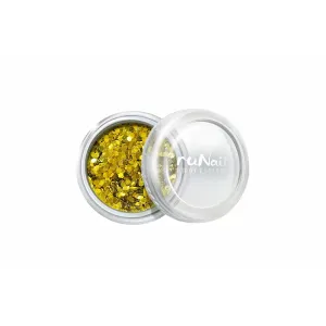 Дизайн для ногтей, RuNail, конфетти, золото