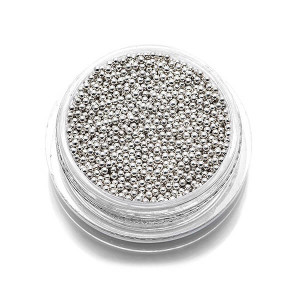 Бульонки, Nail Servise, серебро, металлик, банка