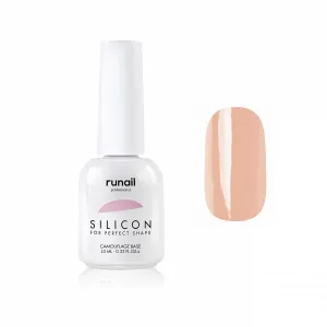 База для ногтей, RuNail, силиконовая, камуфлирующая, №4337, 10мл