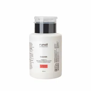 RU Жидкость для обезжиривания ногтей и снятия липкого слоя (земляника) 200мл №6650