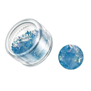 Дизайн для ногтей, RuNail, слюда бирюзовый