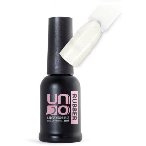 База для гель-лака, Uno, Color Rubber Base, №07, молочно-белая, камуфлирующая, 8мл