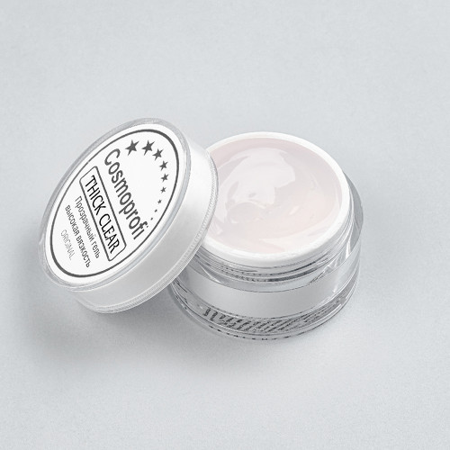 Гель скульптурный, Cosmoprofi, Thick Clear, 15гр