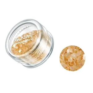 Дизайн для ногтей, RuNail, ракушки перламутрово-желтый