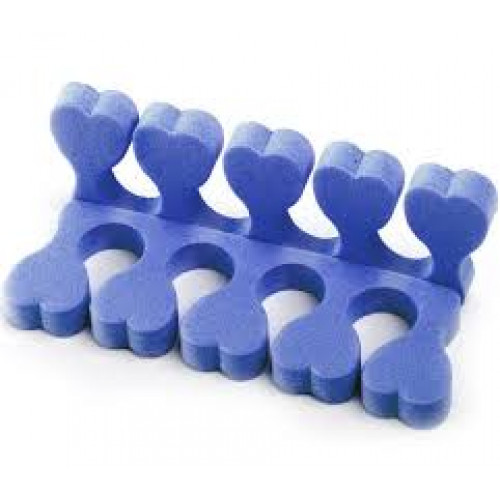 Разделители для пальцев, Nail Serivce, синие, 1 пара