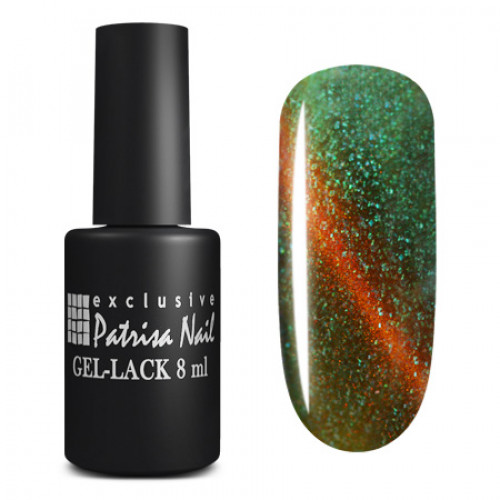 Гель-лак Малахит, 8 мл. Серия Кошачий глаз № К2. Patrisa Nail. 3043
