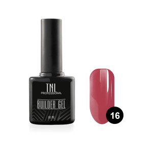 Гель для наращивания ногтей, TNL Builder Gel, моделирующий, камуфлирующий, красно-коричневый, №16, 10мл Гель для наращивания ногтей, TNL Builder Gel, моделирующий, камуфлирующий, красно-коричневый, №16, 10мл