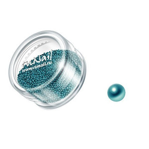 Дизайн для ногтей, RuNail, бульонки ярко-голубой