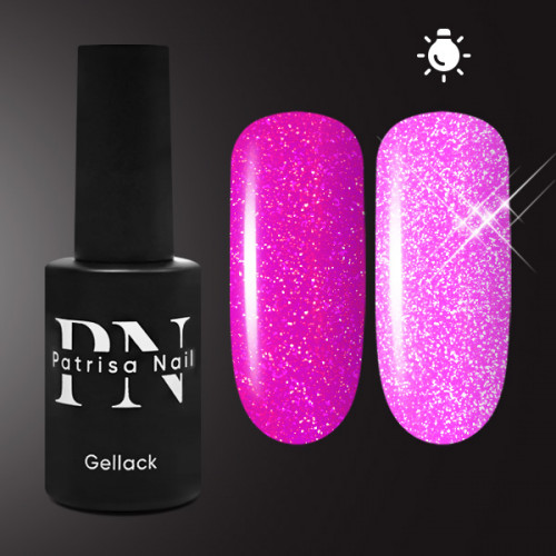 Гель-лак для ногтей, Patrisa Nail Neon Flash, №232, светоотражающий, 8мл 