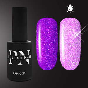 Гель-лак для ногтей, Patrisa Nail Neon Flash №233, светоотражающий, 8мл