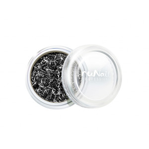 Дизайн для ногтей, RuNail, стружка черная