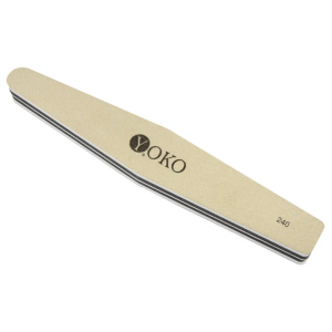 Пилка-блок, Yoko, горчичный, 240 гритт