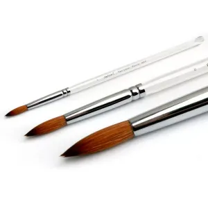 Кисть для акрила, RuNail, Red Sable Round NBR, №6 Кисть для акрила, RuNail, Red Sable Round NBR, №6