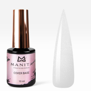 База для ногтей, Manita, каучуковая, камуфлирующая, №02, 10мл