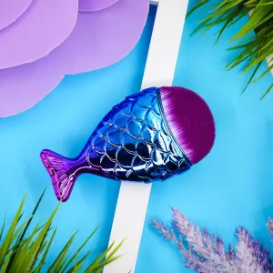 Кисть для дизайна ногтей, TN, Рыбка Большая, синяя, 106*55