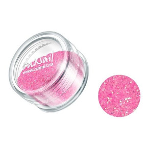 Дизайн для ногтей, RuNail, блёстки розовый металлик