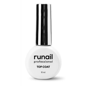 Глянцевый топ для гель-лака, RuNail, Crystal, №6366, 15мл Глянцевый топ для гель-лака, RuNail, Crystal, №6366, 15мл