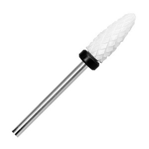 Фреза керамическая, Nail Service, Кукуруза, черная, насечка очень крупная