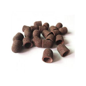 Колпачки абразивные, Nail Service, пластиковая основа, 7*13 мм, 120 грит, 5шт