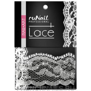 Дизайн для ногтей, RuNail, кружево, №1489
