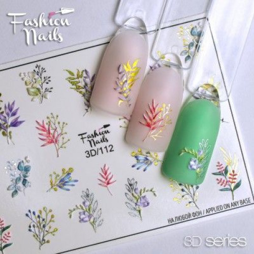 Слайдер-дизайн Metallic 112. Fashion Nails.