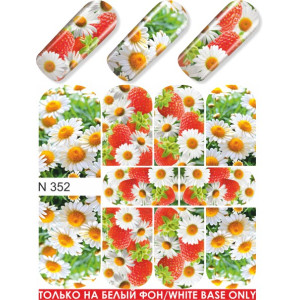 Слайдер-дизайн для ногтей, Milv, N 352