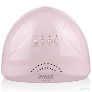 Лампа для маникюра, Sunuv UV/LED SUN 1, розовая, 48вт