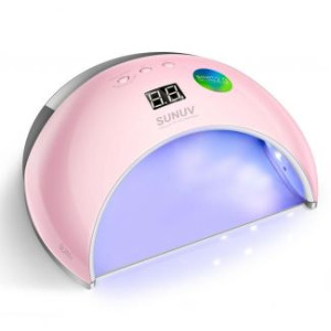 Лампа для маникюра, Sunuv UV/LED SUN 6 R, розовая, 24/48 Вт