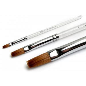 Кисть для геля, RuNail, Gel Red Sable GBF №6