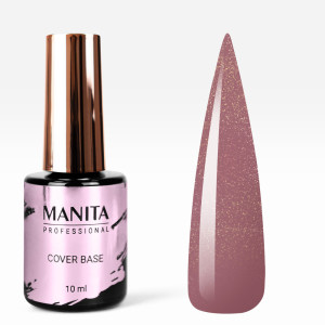 База для ногтей, Manita, каучуковая, камуфлирующая, №15, 10мл