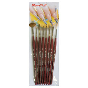 Набор кистей для ногтевого дизайна, Roubloff, 8шт