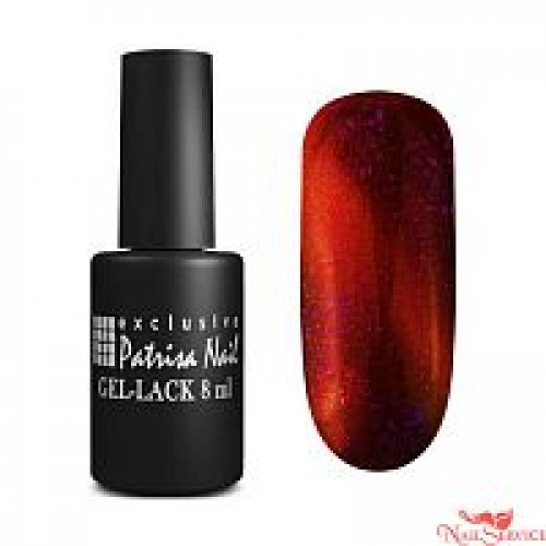 Трехфазный гель-лак, Royal Red Pulse, "Кошачий глаз", 8мл. Коллекция «Royal Red». Patrisa Nail. 1702