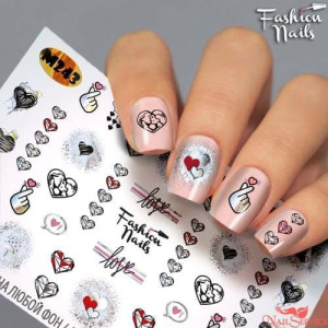 Слайдер-дизайн для ногтей, Fashion Nails, Metallic 243