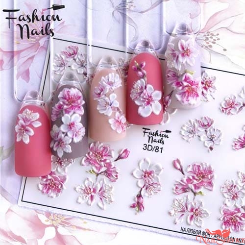 3D Слайдер-дизайн, 3D 81. Fashion Nails.