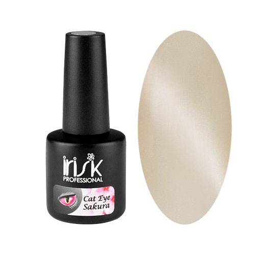 Гель-лак трехфазный №01, 10 мл. Коллекция Sakura Cat Eye. Irisk Professional.
