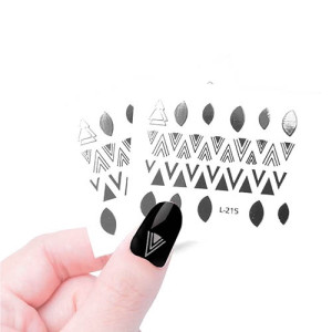 Наклейки профессиональные, Cosmake, №610, серебро