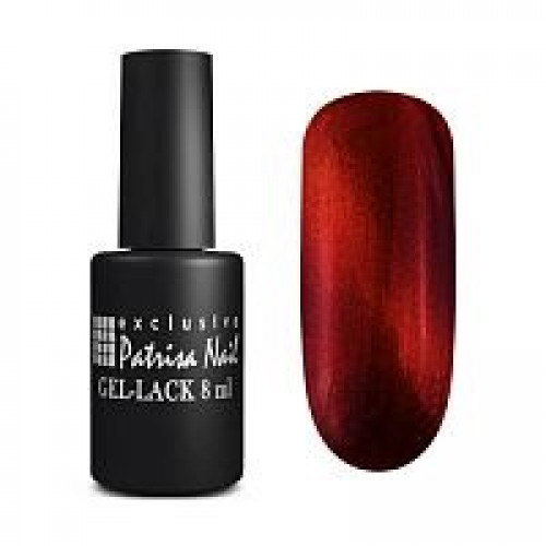 Трехфазный гель-лак, Royal Red Passion, "Кошачий глаз", 8мл. Коллекция «Royal Red». Patrisa Nail. 9243