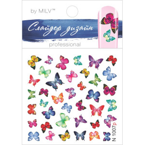 Слайдер-дизайн для ногтей, Milv, N 1007p