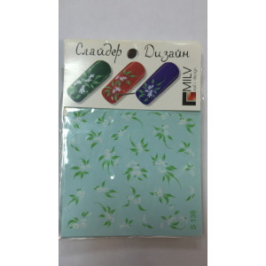 Слайдер-дизайн для ногтей, Milv, S 138