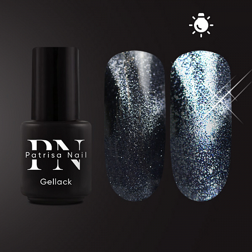 Гель-лак Polar Night Flash Magnetic холодное серебро, 3,5 мл. Patrisa Nail.
