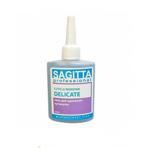 SAGITTA Гель для удаления кутикулы ДЕЛИКАТНЫЙ с АХА-кислотами,  30 мл. CUTICLE REMOVER DELICATE. SAGITTA.