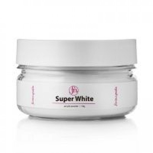 Пудра ярко-белая "Super White, 50 гр. FANTASY NAILS.