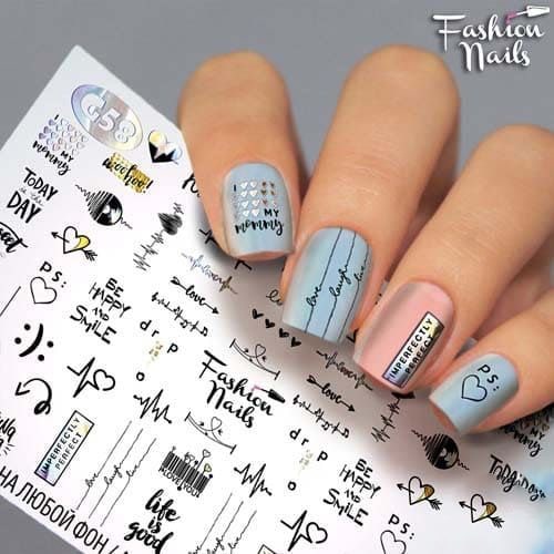 Слайдер-дизайн Galaxy 58. Fashion Nails.