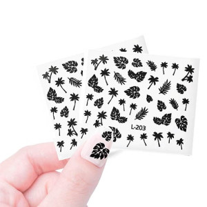 Наклейки профессиональные, Cosmake, №415, черные