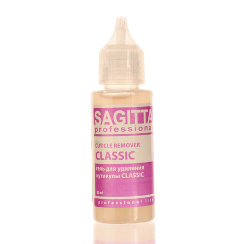 SAGITTA Гель для удаления кутикулы (ремовер), CUTICLE REMOVER CLASSIC, 30 мл. SAGITTA.