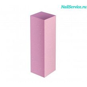 Шлифовщик для натуральных ногтей, RuNail, розовый, 180