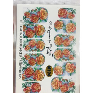 Слайдер-дизайн для ногтей, Fashion Nails, Metallic 184