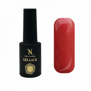 Гель-лак для ногтей, Nika Nagel, Оpium, Красный коралл № 032, 7мл