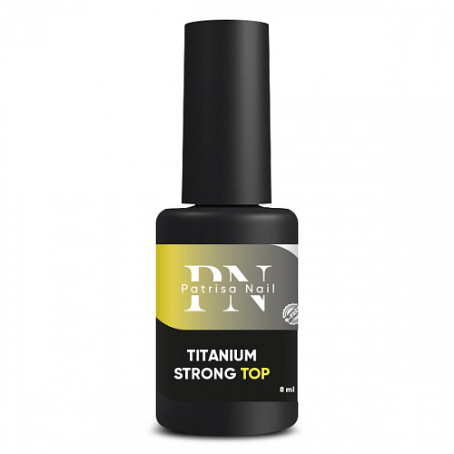 Финишное (топ, завершающее) титановое покрытие Titanium Strong Тоp, 8 мл. Patrisa Nail. 4765