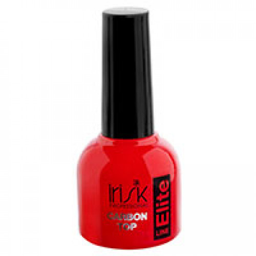 Финишное (топ, завершающее) покрытие для гель-лака, сверхпрочное, без липкого слоя Elite Carbon Top, 10мл. Irisk Professional. (2752)